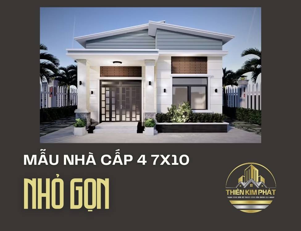 mẫu nhà nhà cấp 4 7x10