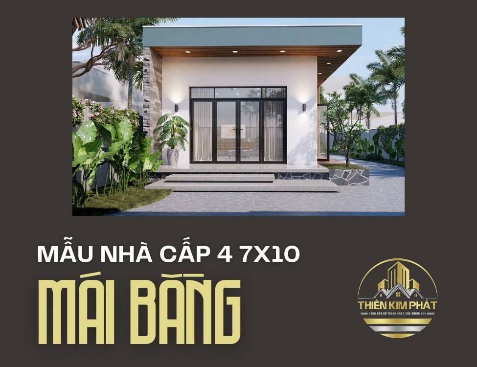 mẫu nhà nhà cấp 4 7x10