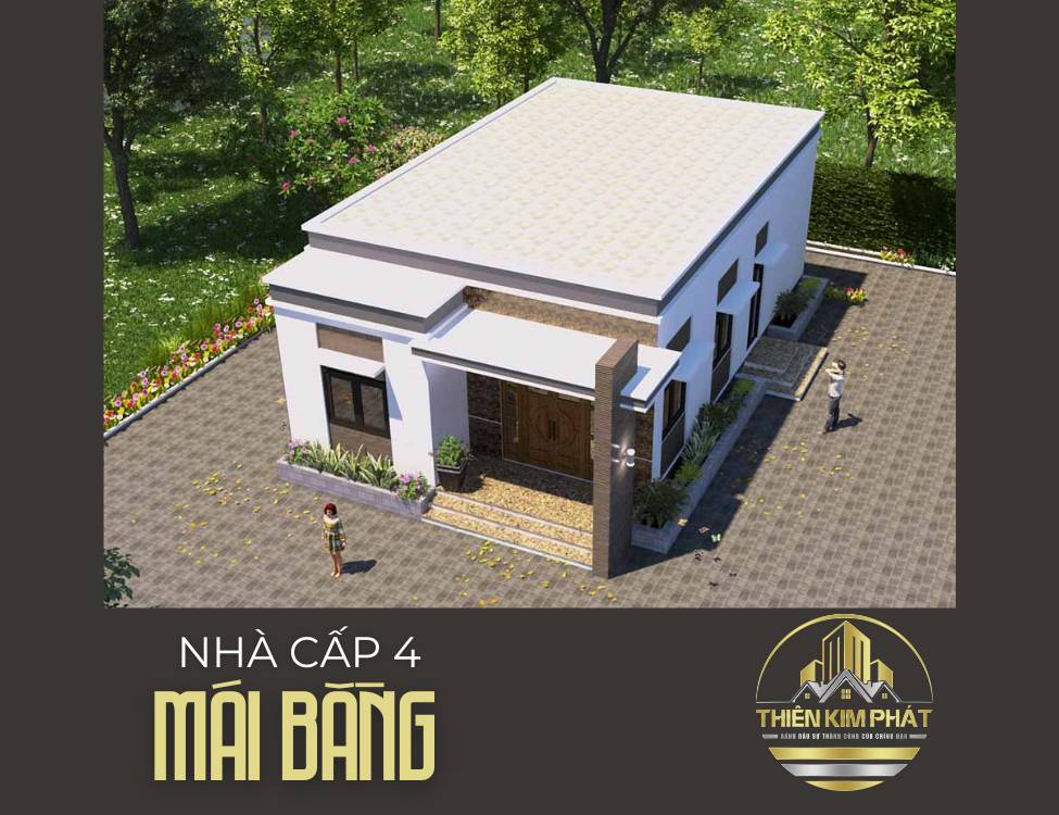 Nhà cấp 4 mái bằng