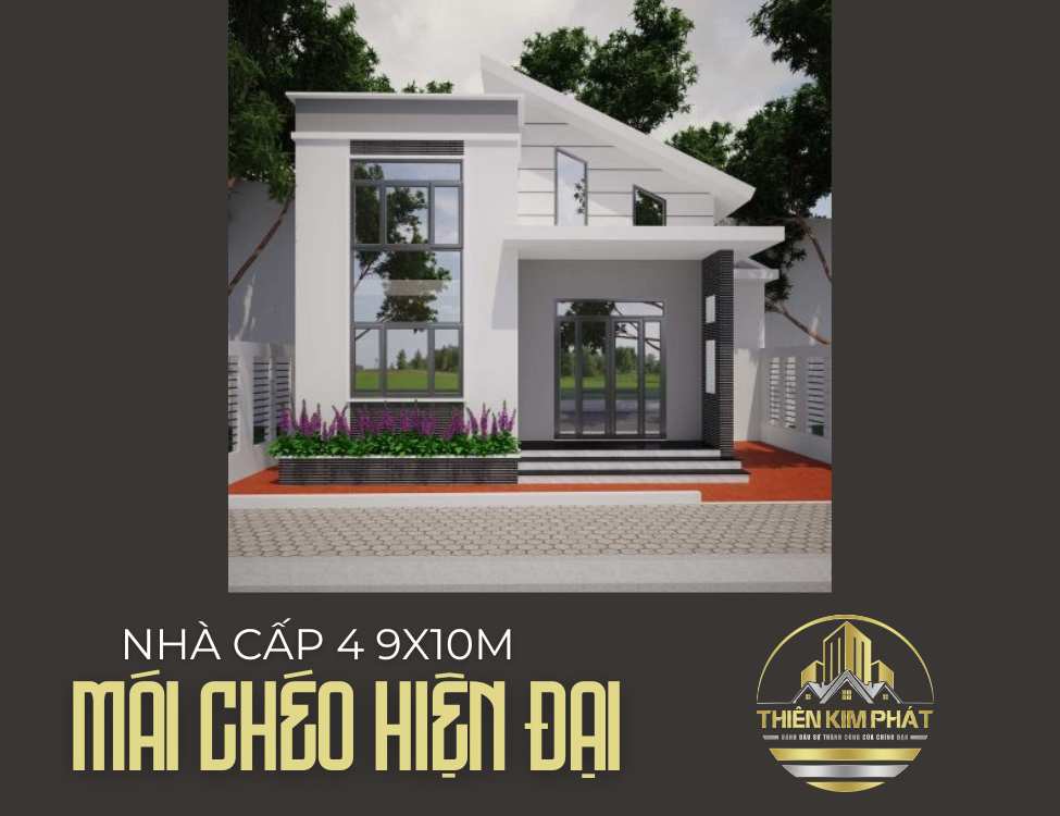 Mẫu nhà cấp 4 9x10