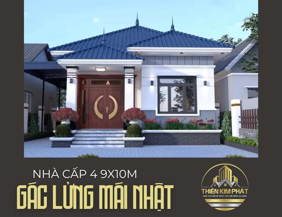 Mẫu nhà cấp 4 9x10