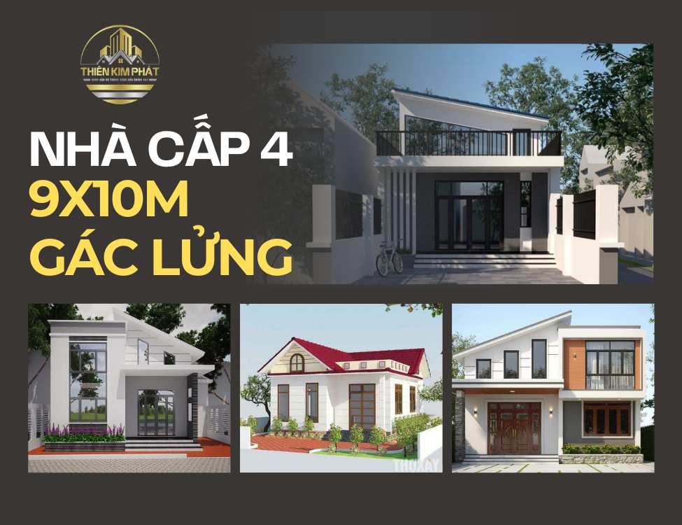 Mẫu nhà cấp 4 9x10