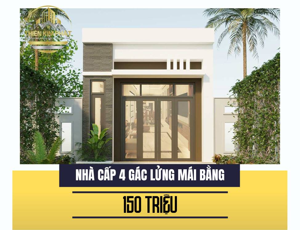 mái bằng 150 triệu