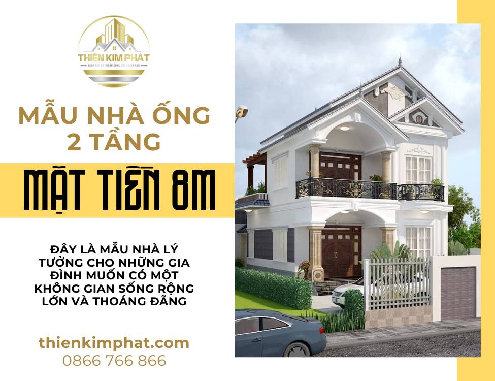 mẫu nhà ống 2 tầng