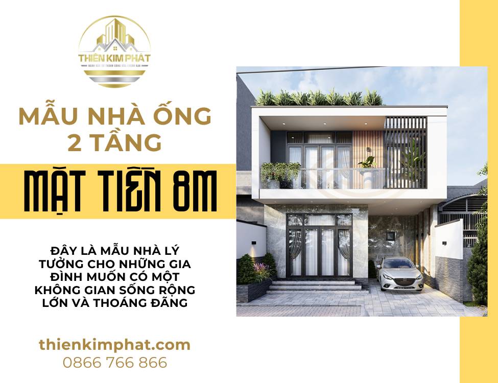 mẫu nhà ống 2 tầng