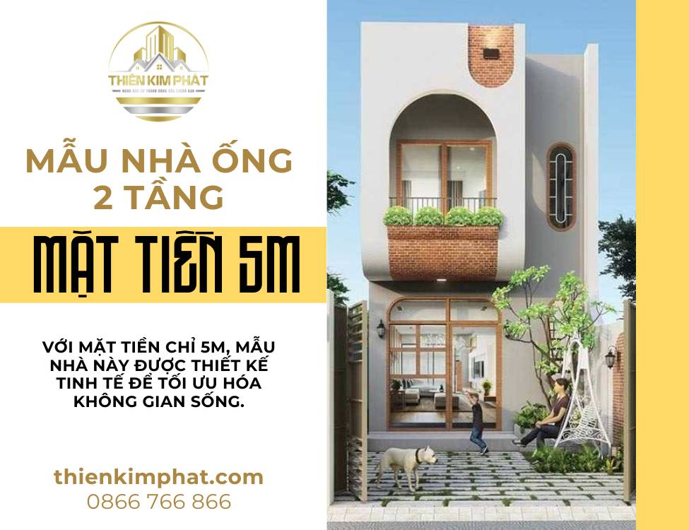 mẫu nhà ống 2 tầng