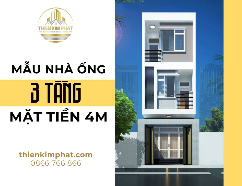 Mẫu nhà ống 3 tầng