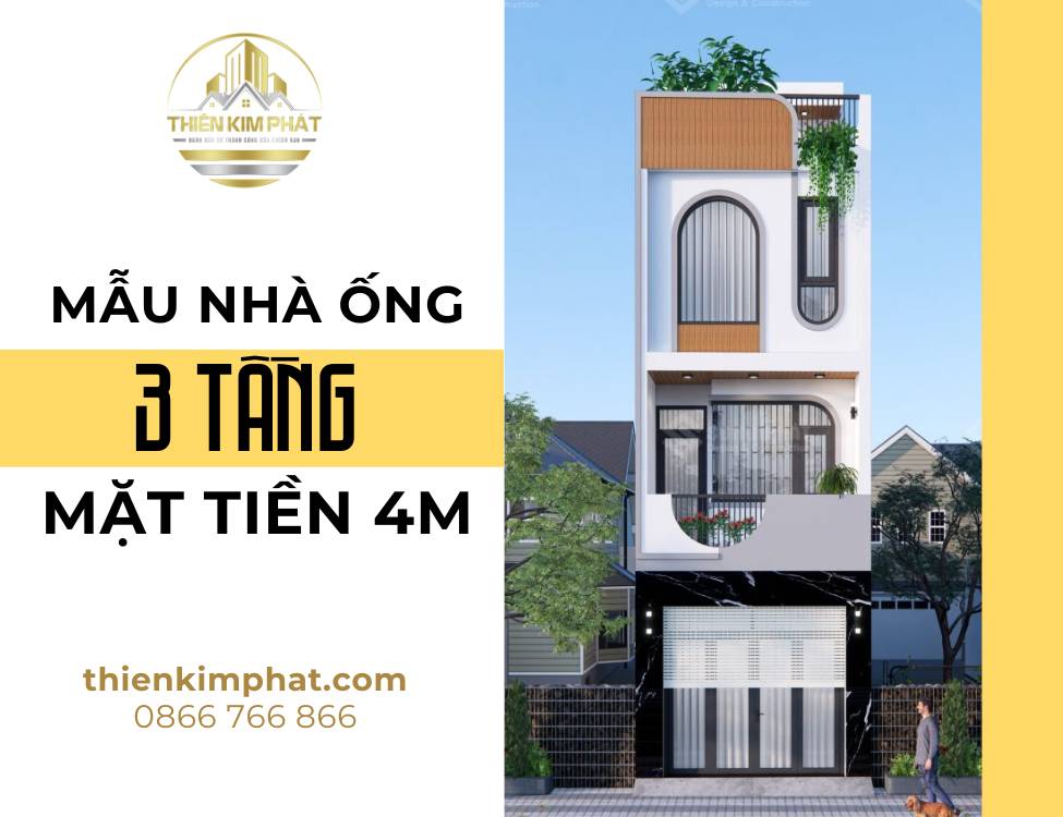 Mẫu nhà ống 3 tầng