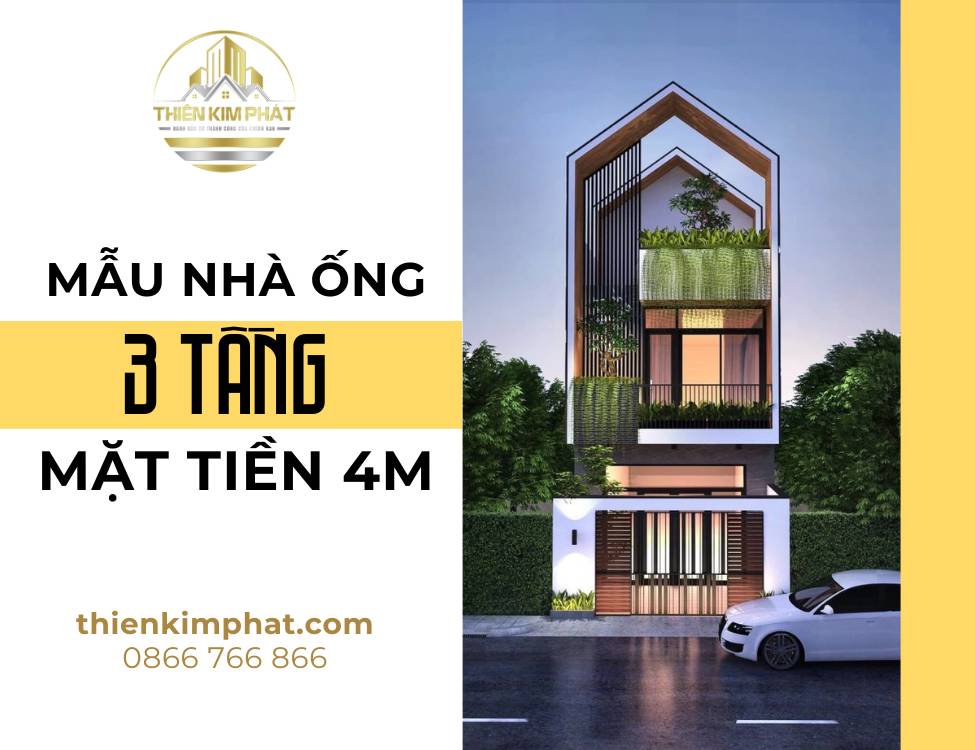 Mẫu nhà ống 3 tầng