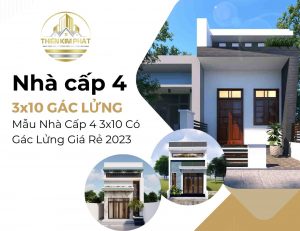 nhà cấp 4 3x10 có gác lửng