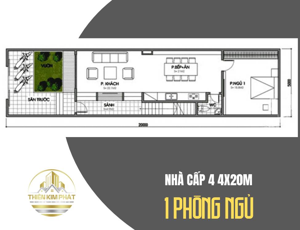 1 phòng ngủ