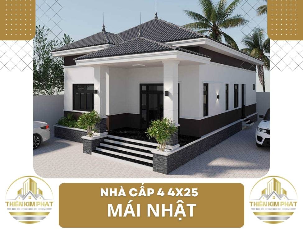 nhà cấp 4 4x25