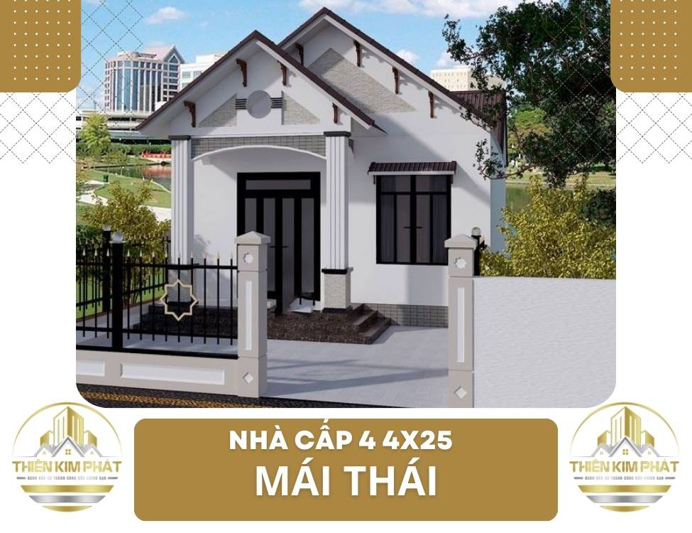 nhà cấp 4 4x25