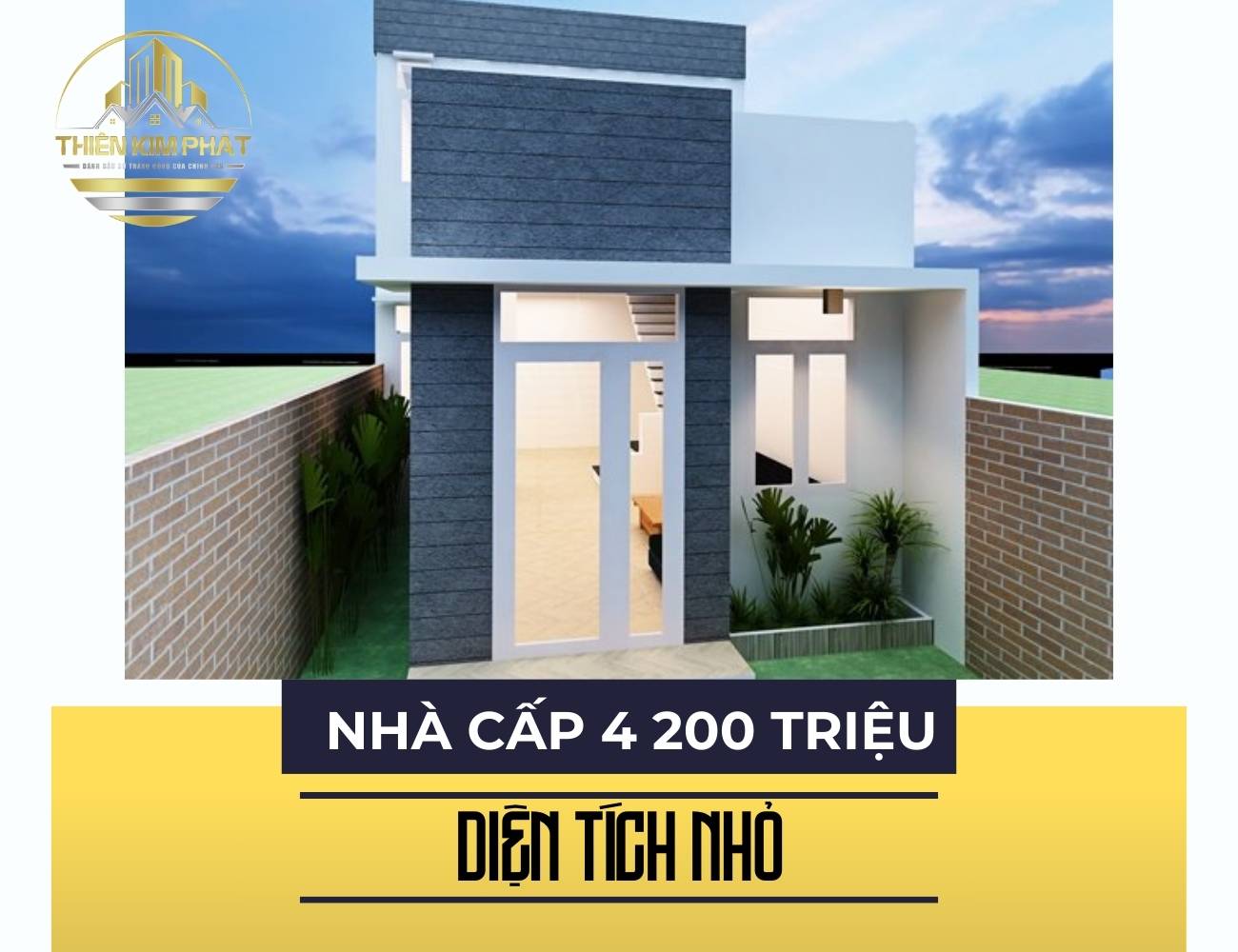 diện tích nhỏ