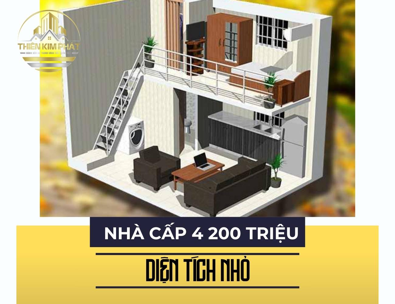 diện tích nhỏ