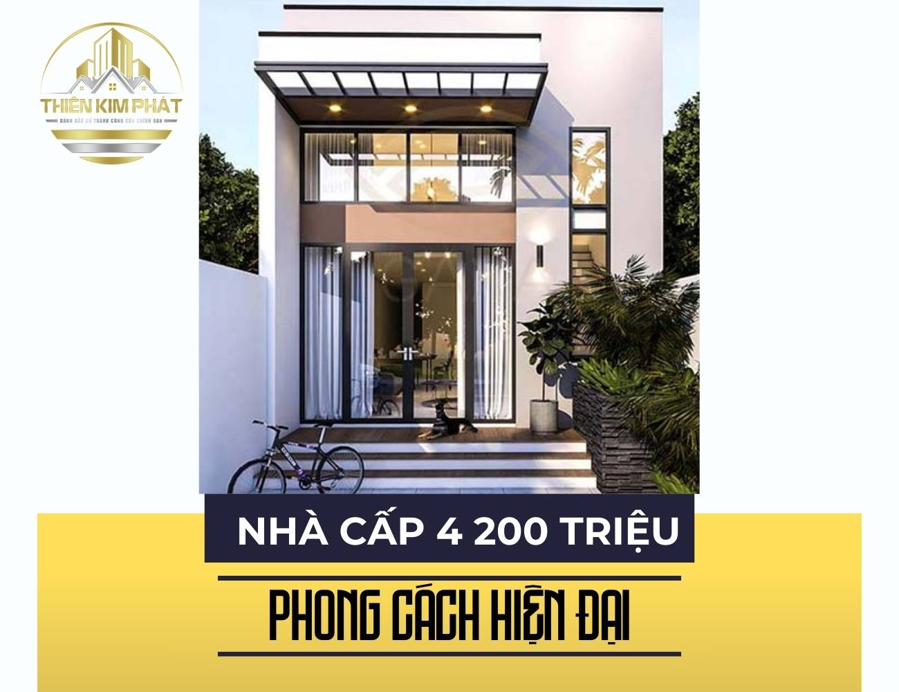 Nhà cấp 4 gác lửng 200 triệu