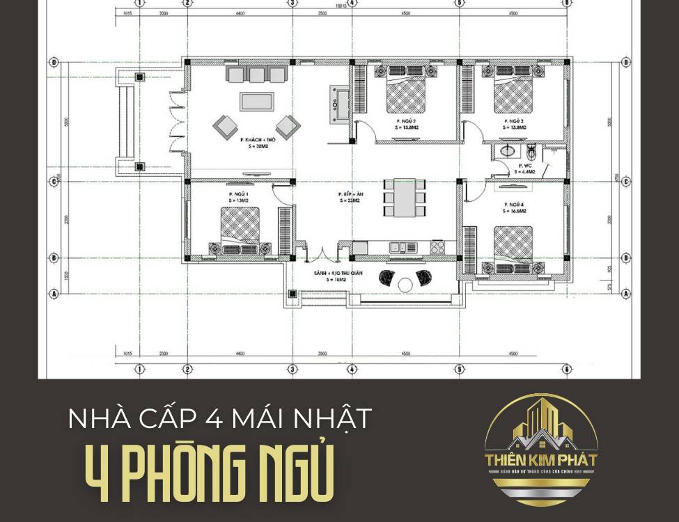 4 phòng ngủ 400 triệu