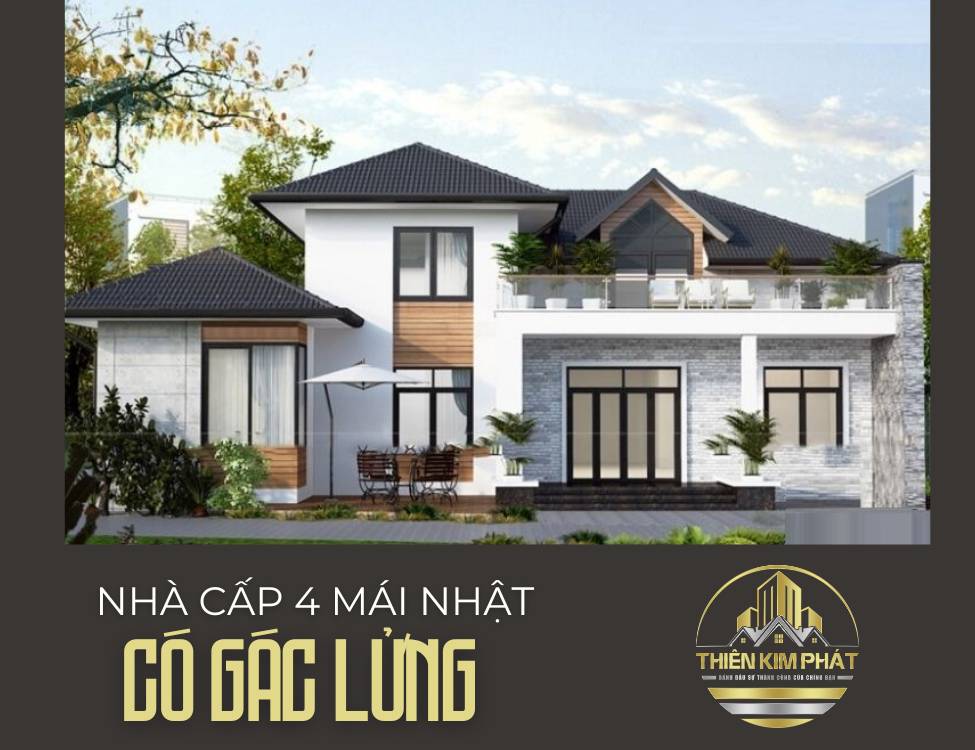 mái Nhật có gác lửng