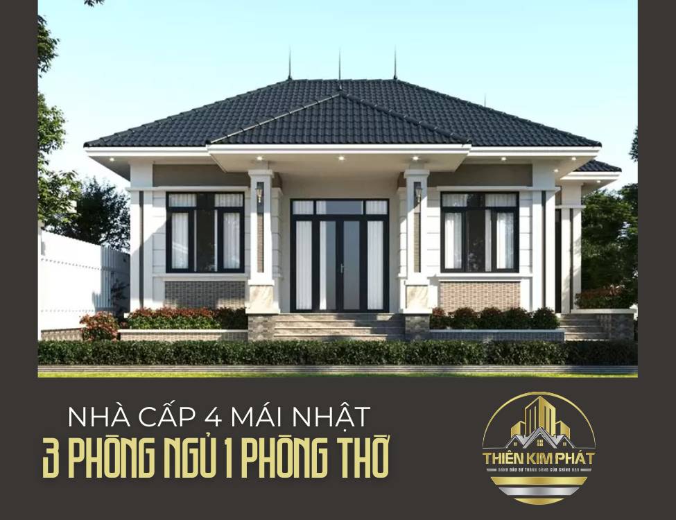 3 phòng ngủ 1 phòng thờ