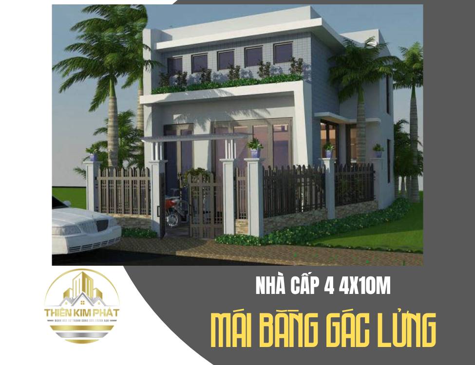 gác lửng mái bằng