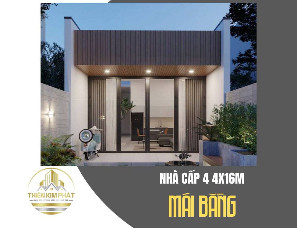 nhà cấp 4 4x16