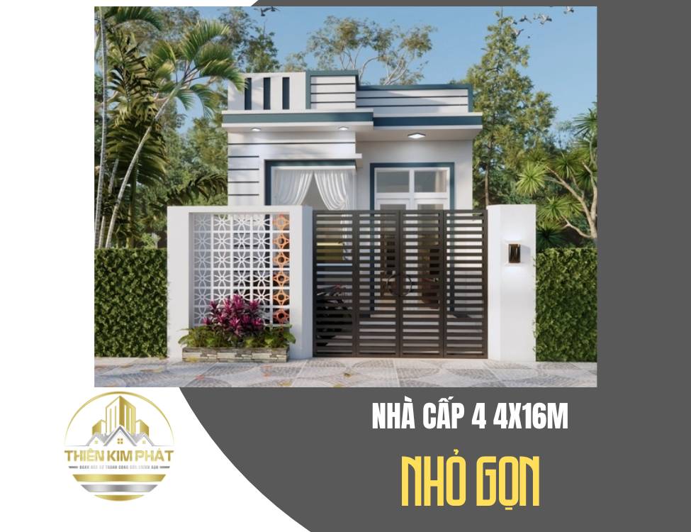 nhà cấp 4 4x16